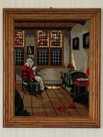 Geborduurde schilderij, Antiek en Kunst, Ophalen