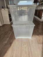 2 IKEA Kunststof Kratten - SAMLA, Doe-het-zelf en Verbouw, Kratten en Dozen, Ophalen, Krat