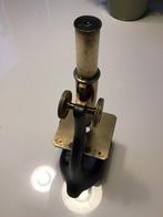 Antiek koperen E.Leitz Wetzlar microscoop, Ophalen of Verzenden