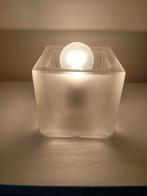 Peill & Putzler glazen kubus tafellamp, Huis en Inrichting, Lampen | Tafellampen, Ophalen of Verzenden, Gebruikt, Minder dan 50 cm