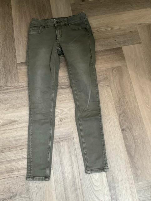 Toxik3 stretch broek mt. 36., Kleding | Dames, Broeken en Pantalons, Zo goed als nieuw, Maat 36 (S), Groen, Lang, Ophalen of Verzenden