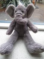 Olifant merk Toys TAKE ME HOME zacht grijs velours, Ophalen of Verzenden, Zo goed als nieuw, Olifant