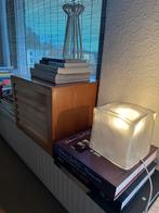 Ikea Ice Cube tafellamp Iviken vintage, Glas, Ophalen of Verzenden, Zo goed als nieuw