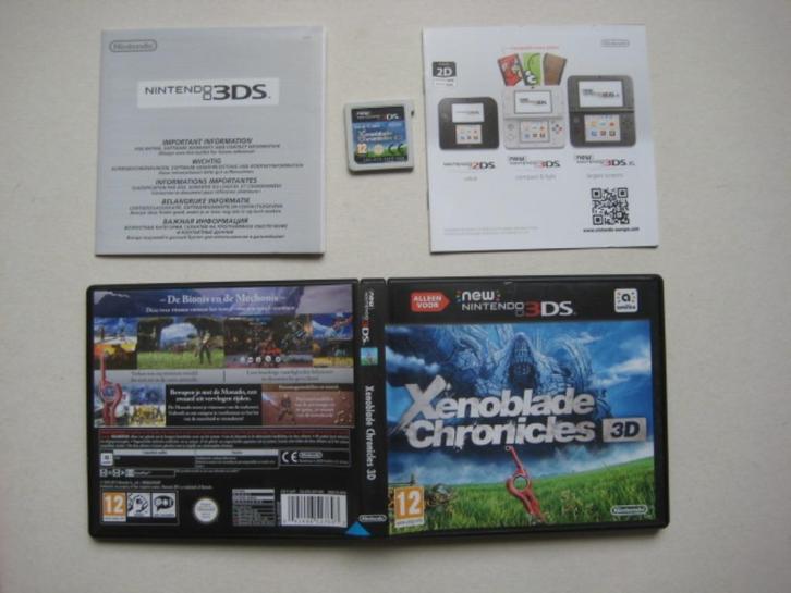 Xenoblade Chronicles Nintendo 3DS 3-ds, Spelcomputers en Games, Games | Nintendo 2DS en 3DS, Zo goed als nieuw, Role Playing Game (Rpg)