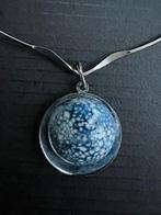 Ebba Jensen modernistische hanger ketting spang neckring, Sieraden, Tassen en Uiterlijk, Kettingen, Verzenden, Zo goed als nieuw