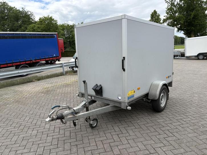 Hapert gesloten opbouw aanhanger 250x130x150 1500 kg bj 2017, Auto diversen, Aanhangers en Bagagewagens, Gebruikt