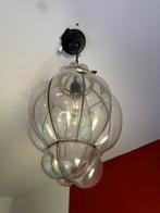 Venetiaanse hanglamp glas, Huis en Inrichting, Lampen | Hanglampen, Ophalen of Verzenden, Gebruikt, Glas, Minder dan 50 cm