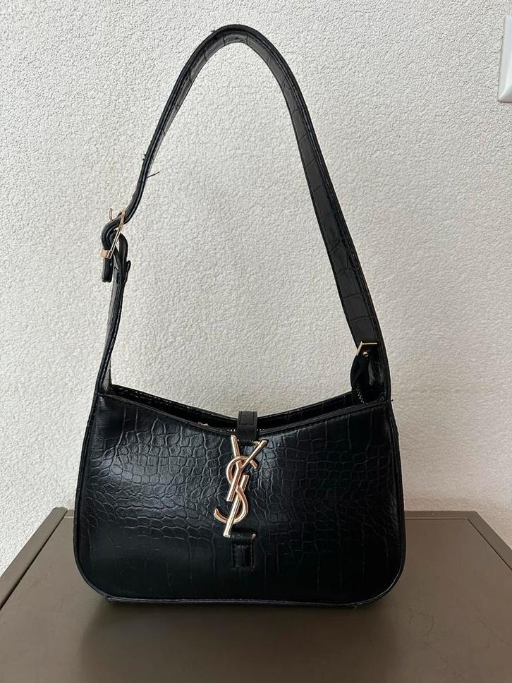 YSL Schoudertas - Stijlvol en Elegant, Sieraden, Tassen en Uiterlijk, Tassen | Damestassen, Zo goed als nieuw, Schoudertasje, Zwart