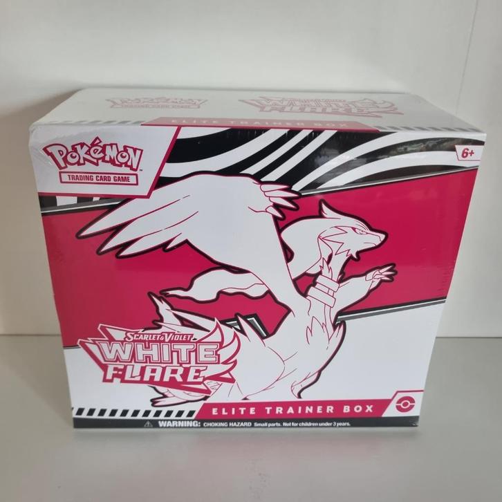 Pokémon White Flare Elite Trainer Box (ETB), Hobby en Vrije tijd, Verzamelkaartspellen | Pokémon, Nieuw, Boosterbox, Foil, Ophalen of Verzenden