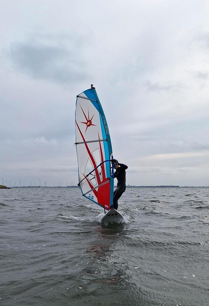 Windsurfzeil 3,5 m2 Cruise, Watersport en Boten, Windsurfen, Gebruikt, Zeil, Met draagtas, Minder dan 5 m², Ophalen of Verzenden