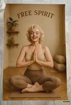 Yoga | Marilyn Monroe Meditatie Inspiratie Poster, Verzamelen, Posters, Ophalen of Verzenden, Nieuw, A1 t/m A3, Film en Tv