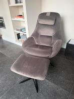 Bolia Saga Relax Fauteuil met Voetsteun - Draaibaar, Gebruikt, Ophalen of Verzenden, Eén, Stof