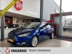 Ford FOCUS Wagon 1.0 Titanium,Navigatie,Parkeerassistent,Cli, Stof, Gebruikt, Blauw, Origineel Nederlands