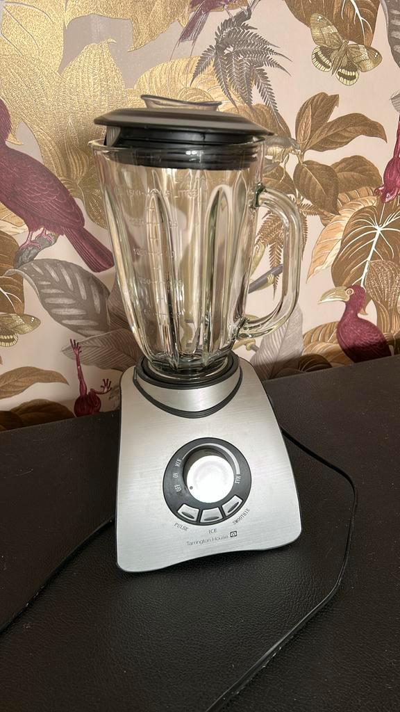 Blender met glazen kan 1.5 liter, Witgoed en Apparatuur, Blenders, Gebruikt, Blender, Ophalen of Verzenden