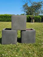 Capi bloembakken super AANBIEDING donker grijs 55% korting, Tuin, Kunststof, Capi, Capi