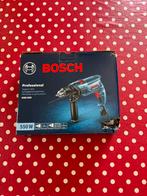 Bosch impact drill GSB 550  Nieuw in doos, Ophalen of Verzenden, Klopboormechanisme, 400 tot 600 watt, Zo goed als nieuw