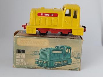DIESEL SHUNTER MATCHBOX No24 UIT 1977 ONBESPEELD MET DOOSJE, beschikbaar voor biedingen