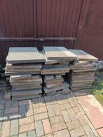 Gratis 50x50 antraciet tegels, Tuin en Terras, Tegels en Klinkers, Ophalen, Gebruikt, 5 tot 10 m², Beton