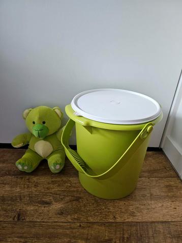 Tupperware groene wasemmer met handvat €45,00 beschikbaar voor biedingen
