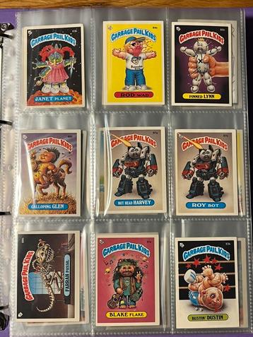 verzameling GPK Garbage Pail Kids stickers kaarten jaren ’80 beschikbaar voor biedingen