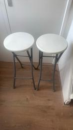 Bar stoel, Huis en Inrichting, Barkrukken, 2 krukken, Ophalen, Zo goed als nieuw, 60 tot 90 cm