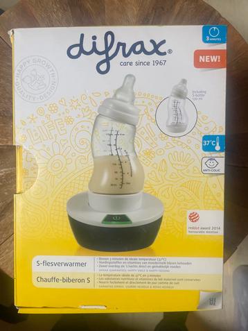 Difrax S-Flesverwarmer + Fles Nieuw beschikbaar voor biedingen