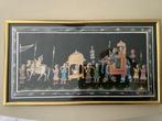 India,indonesie handgeschilderd op zijde, Antiek en Kunst, Ophalen of Verzenden