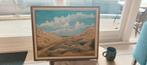 Schilderij: Duinlandschap met wolken, Antiek en Kunst, Kunst | Schilderijen | Klassiek, Ophalen of Verzenden