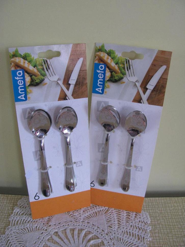 Amefa * NIEUW * 12 x lepel * in 1 koop *, Huis en Inrichting, Keuken | Bestek, Nieuw, Los bestek, Rvs of Chroom, Vaatwasserbestendig