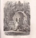 Nijmegen. De Romaansche Kapel te Nijmegen (1871) Houtgravure, Antiek en Kunst, Ophalen of Verzenden