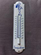 Emaille Dancing in the Rain thermometer, Huis en Inrichting, Woonaccessoires | Thermometers, Ophalen of Verzenden, Gebruikt, Binnenthermometer