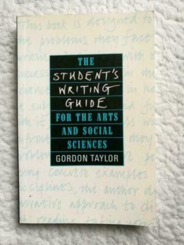 Taylor -The student's writing guide arts/social sciences   beschikbaar voor biedingen