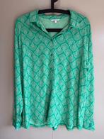 MS mode Groene comfort Blouse - Mooie Print - Mt L = 46 48, Kleding | Dames, Blouses en Tunieken, Maat 46/48 (XL) of groter, Ophalen of Verzenden