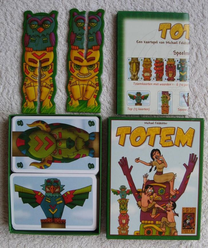 999 Games - Totem (kaartspel van Michael Feldkotter), Hobby en Vrije tijd, Gezelschapsspellen | Kaartspellen, Zo goed als nieuw