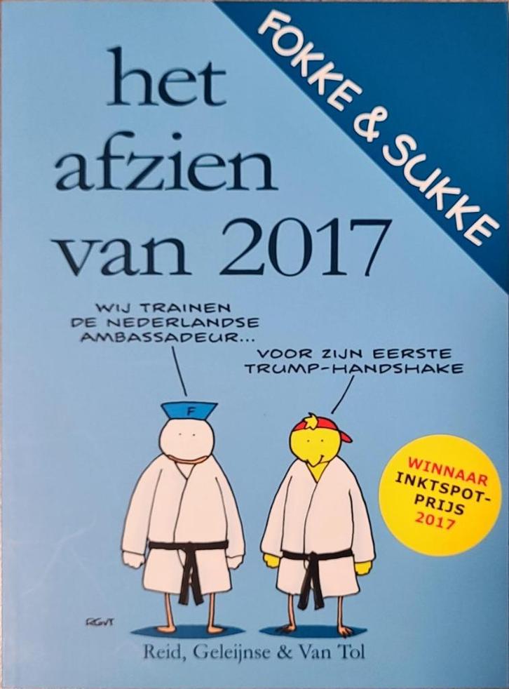Het afzien van 2017 - Fokke en Sukke, Boeken, Humor, Zo goed als nieuw, Cartoons, Ophalen of Verzenden