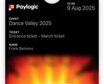 Dance Valley ticket inclusief bus, Tickets en Kaartjes, Evenementen en Festivals, Twee personen