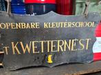 Uithangbord school, Antiek en Kunst, Ophalen