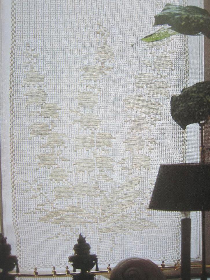 Haakpatroonen PANELEN voor raam of deur VEEL VERSCHILLENDE, Hobby en Vrije tijd, Breien en Haken, Zo goed als nieuw, Haken, Patroon of Boek