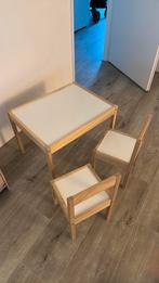 Ikea kindertafel met stoelen, Ophalen of Verzenden, Zo goed als nieuw, Stoel(en)