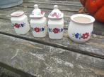 brabants bont servies decoratie verzamel potjes, Huis en Inrichting, Keuken | Servies, Ophalen of Verzenden, Gebruikt, Boerenbont