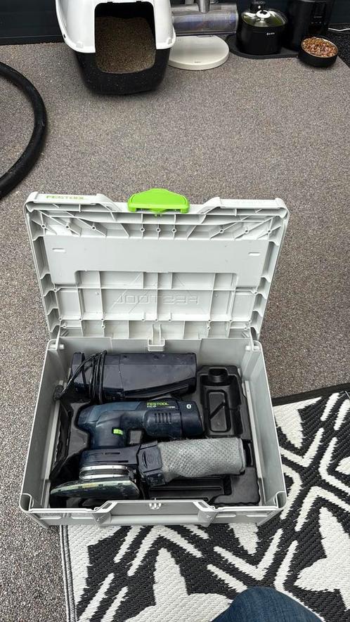 Festool schuurmachine DTSC 400 compleet, Doe-het-zelf en Verbouw, Gereedschap | Schuurmachines, Zo goed als nieuw, Excentrische schuurmachine