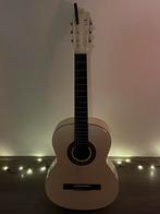 Witte Akoestische gitaar + tas, Muziek en Instrumenten, Ophalen, Gebruikt, Klassieke of Spaanse gitaar