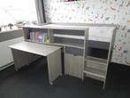hoogslaper Tempo Leenbakker vergrijsd eiken/antraciet 90x200, Kinderen en Baby's, Kinderkamer | Stapelbedden en Hoogslapers, Ophalen