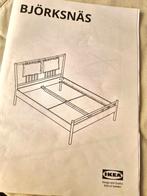 Bjorksnäs bed + Vägstranda matras 140 x 200 (Ikea), Ophalen, Overige typen, Tweepersoons, 140 cm