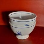 2 kommetjes crème/blauw Boch MLR, Huis en Inrichting, Keuken | Servies, Ophalen of Verzenden, Zo goed als nieuw, Kom(men), Overige stijlen