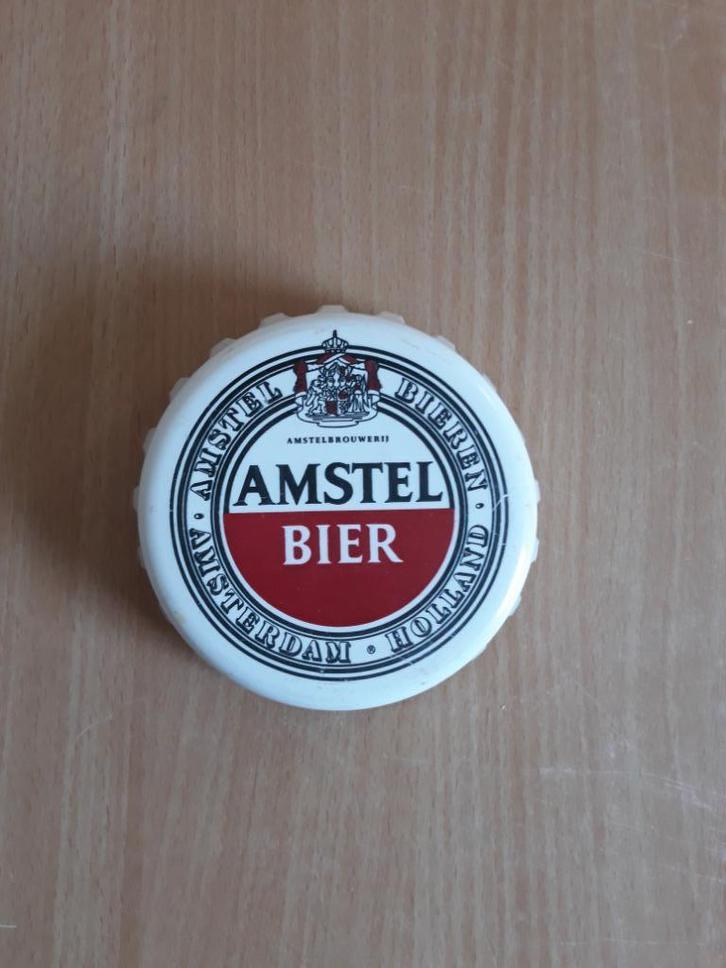 Amstel bier bewaardoos voor viltjes, Verzamelen, Biermerken, Zo goed als nieuw, Viltje(s), Amstel, Ophalen of Verzenden