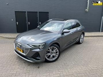 Audi E-tron 55 quattro S-Line 95 kWh 408PK PANORAMADAK LEER beschikbaar voor biedingen