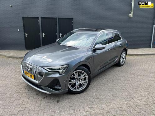Audi E-tron 55 quattro S-Line 95 kWh 408PK PANORAMADAK LEER, Auto's, Audi, Bedrijf, Te koop, e-tron, 4x4, ABS, Adaptive Cruise Control