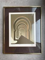 Grafische print/zeefdruk/Giclée van Justine Karon, Antiek en Kunst, Kunst | Schilderijen | Klassiek, Ophalen of Verzenden