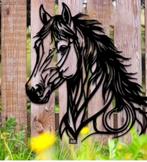 Metalen paardenkop wanddecoratie, Ut, Nieuw, Ophalen of Verzenden, Uno